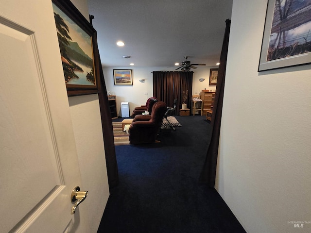 1230 Ellis Ave, Orofino, ID 83544 - hall featuring recessed lighting and carpet flooring