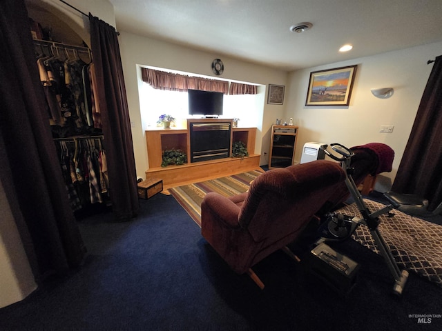 1230 Ellis Ave, Orofino, ID 83544 - carpeted living area with recessed lighting