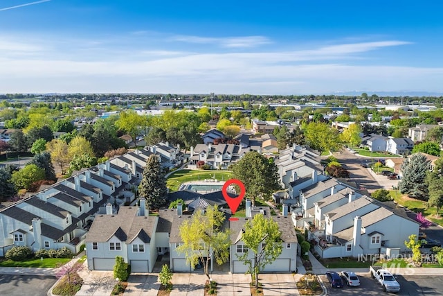 8453 W Cascade Ln, Boise, ID 83704 - aerial perspective of suburban area