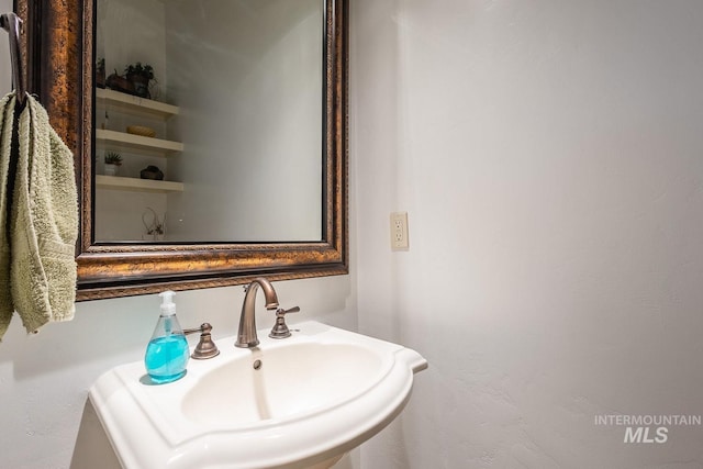 bathroom with a sink