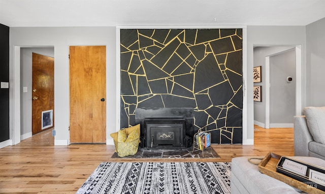 2906 W Kathryn St, Boise, ID 83705 - living room featuring wood finished floors and baseboards