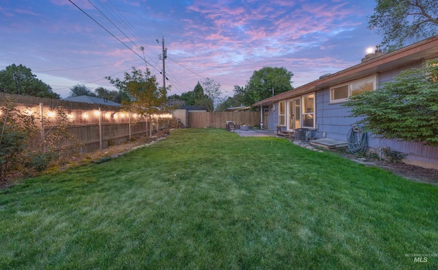 2906 W Kathryn St, Boise, ID 83705 - view of yard featuring a patio and central AC