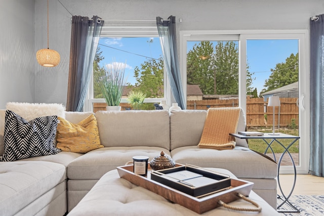 2906 W Kathryn St, Boise, ID 83705 - living room featuring wood finished floors