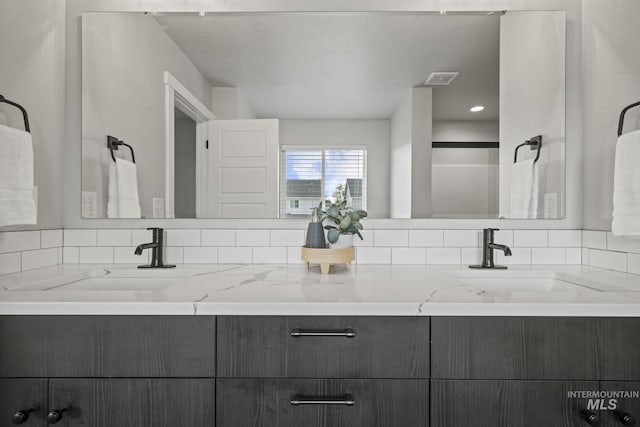 10061 W La Jolla Dr, Boise, ID 83709 - full bathroom featuring double vanity