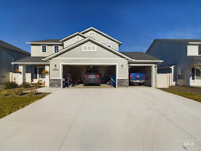 view of craftsman inspired home