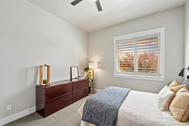 2165 N Luge Ave, Eagle, ID 83616 - bedroom with carpet, baseboards, and ceiling fan