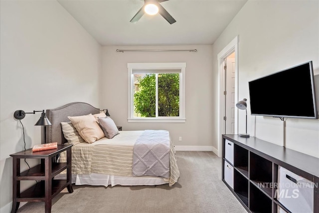 2165 N Luge Ave, Eagle, ID 83616 - bedroom featuring carpet floors, baseboards, and ceiling fan