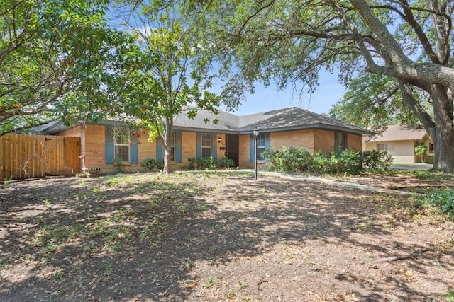 view of ranch-style house