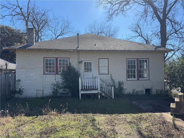 view of back of property