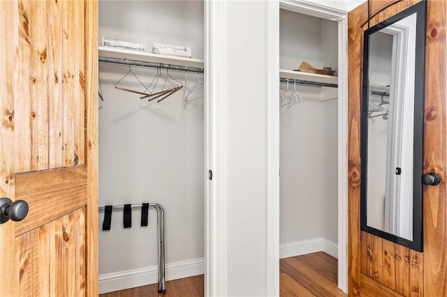 view of closet