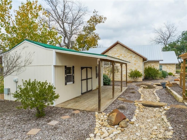 view of rear view of house