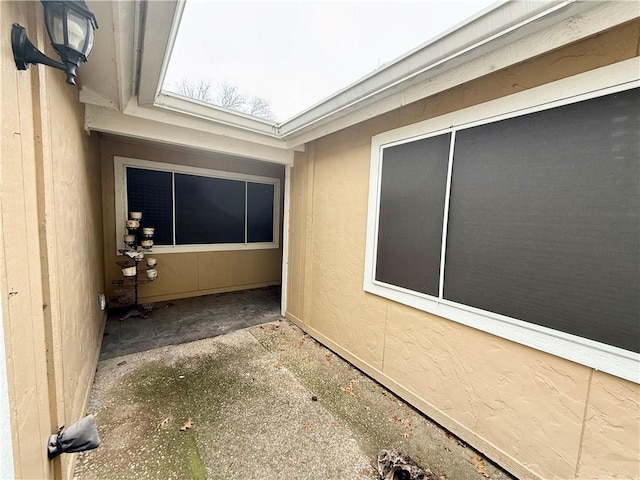 view of home's exterior featuring a patio