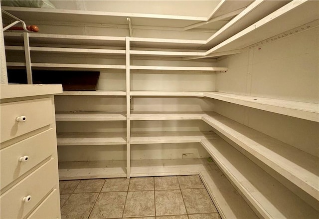 view of pantry