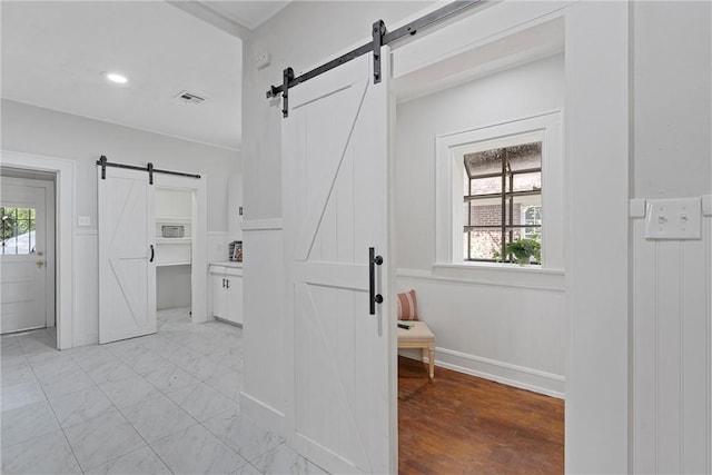 bathroom featuring wood-type flooring