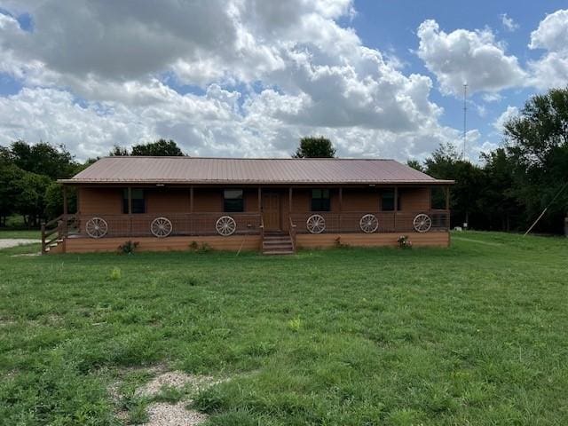 view of horse barn