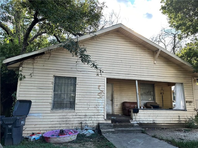 bungalow with covered porch