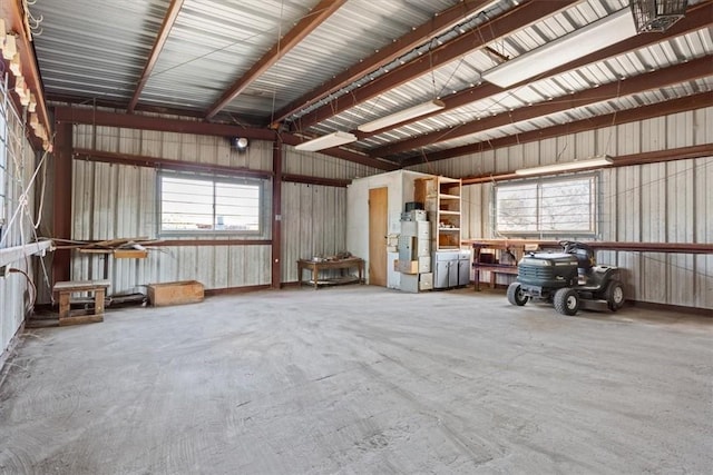 misc room featuring concrete floors