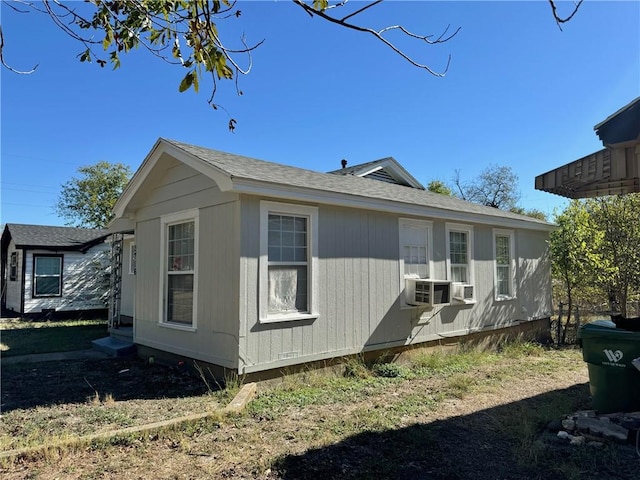 view of side of property