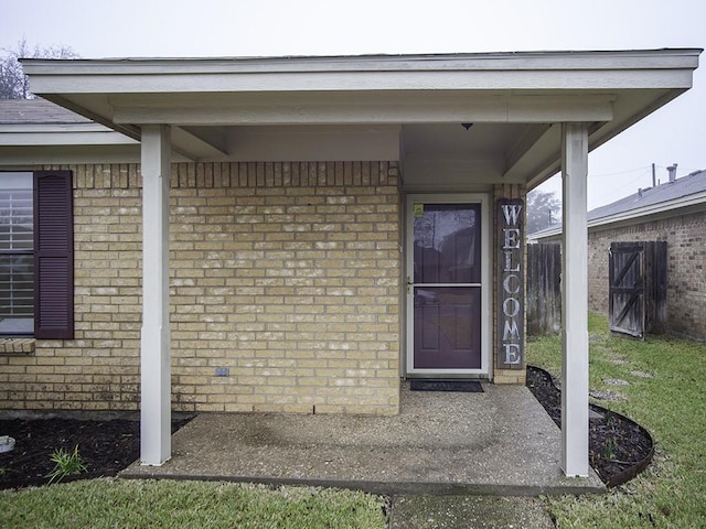 view of property entrance