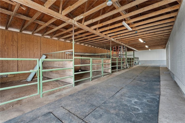 view of horse barn