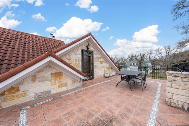 view of patio