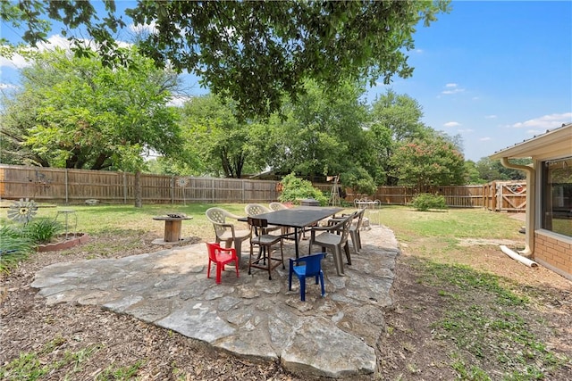 view of patio