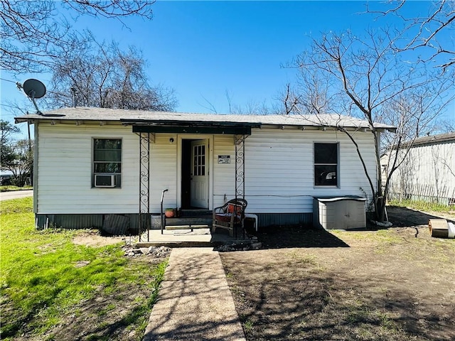 view of front of home