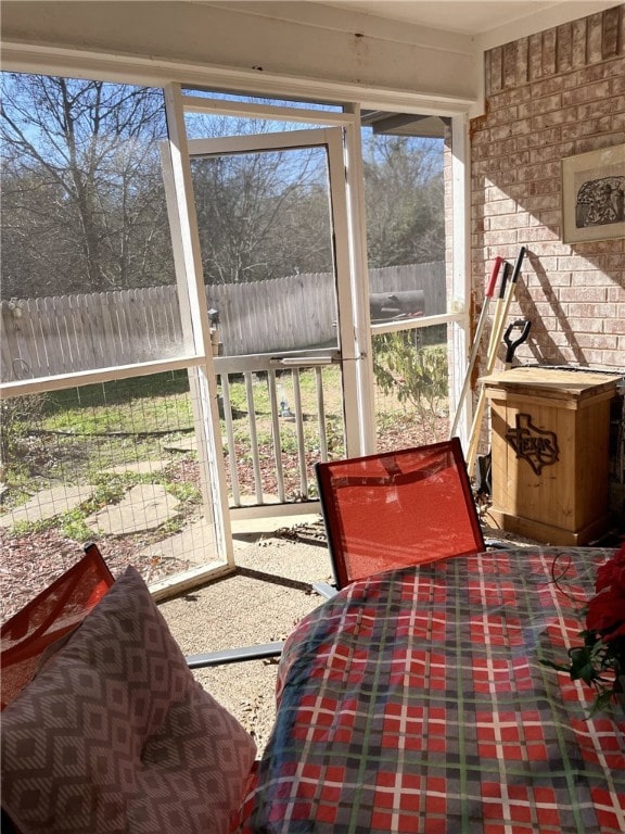 sunroom featuring a wealth of natural light