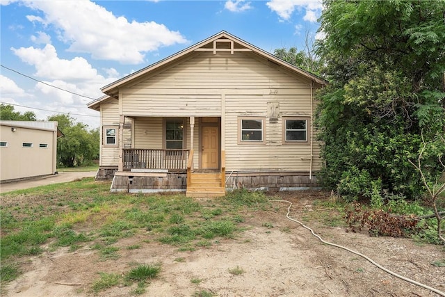 bungalow with a porch