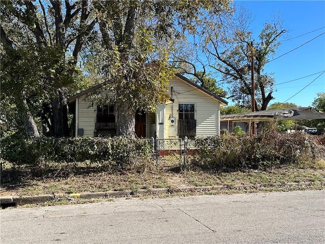 view of front of home