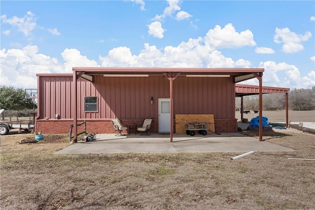 view of outbuilding