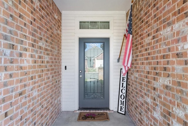 view of entrance to property