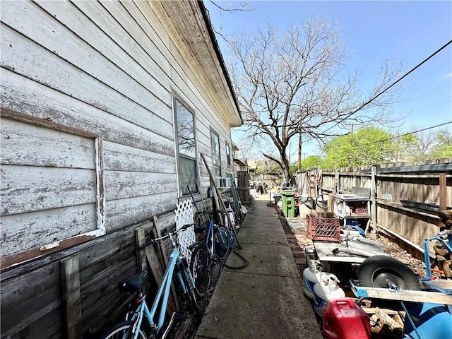 view of side of property