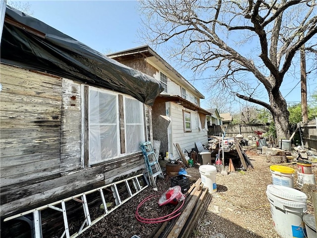 view of property exterior