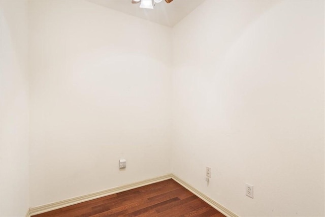 unfurnished room featuring hardwood / wood-style floors