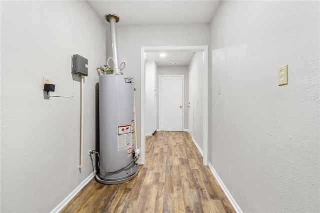 utilities featuring gas water heater