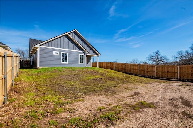 view of back of property