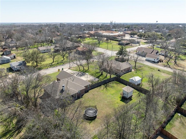 drone / aerial view featuring a residential view