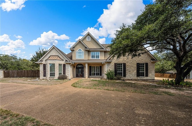 view of craftsman inspired home