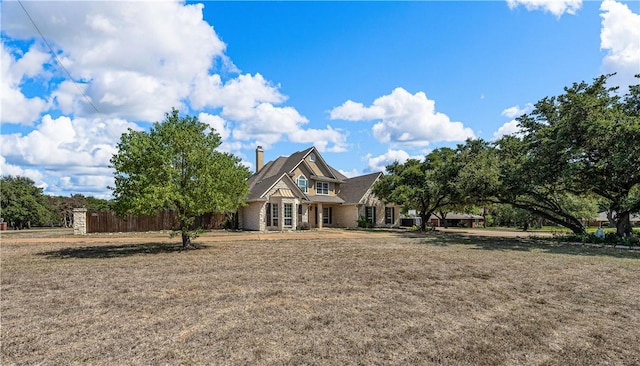 view of front of property