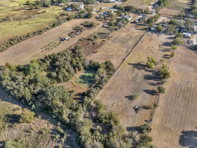 drone / aerial view featuring a rural view