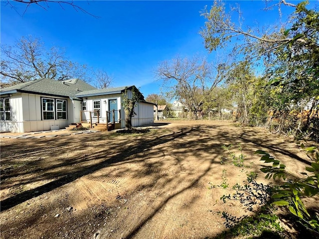 view of side of property