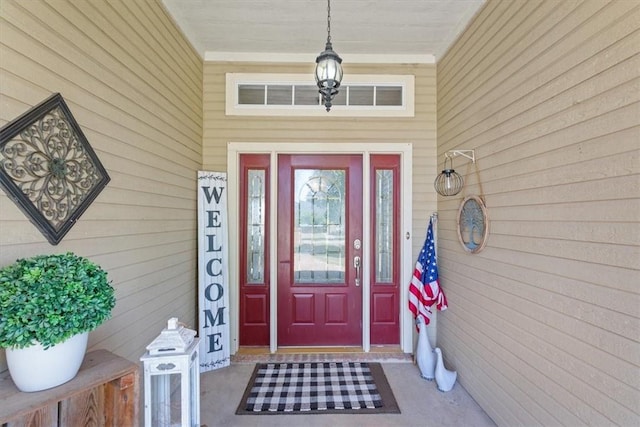 view of property entrance