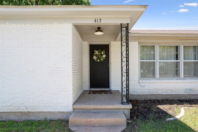 view of entrance to property