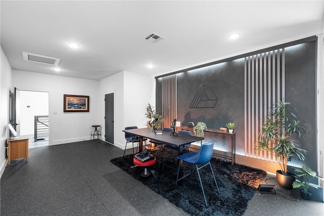 view of dining room