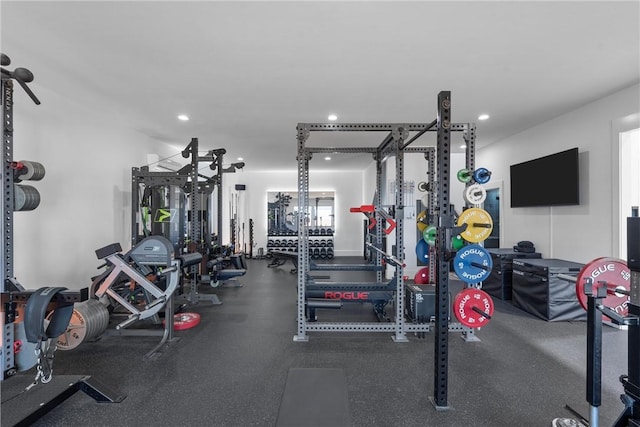 view of exercise room