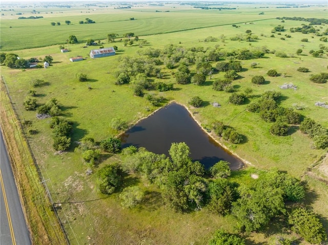 bird's eye view featuring a rural view