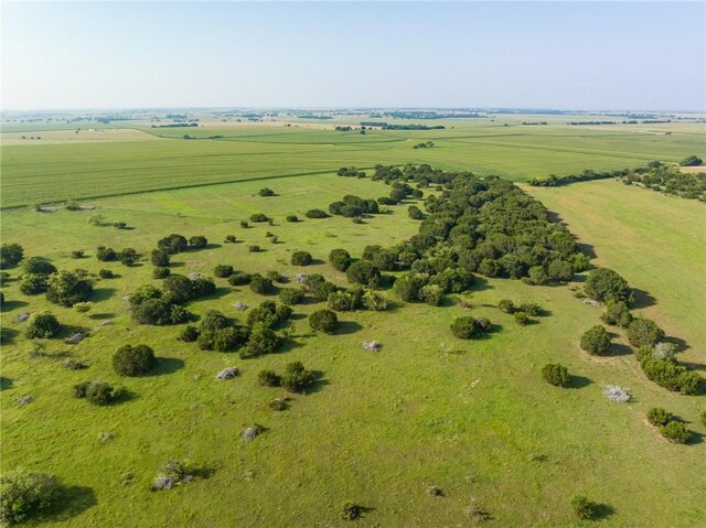 bird's eye view featuring a rural view