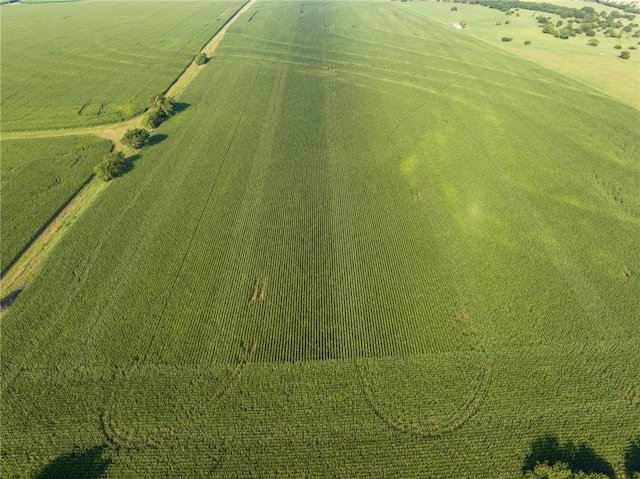 drone / aerial view featuring a rural view