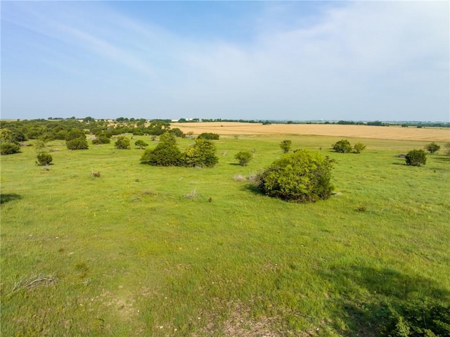 view of landscape with a rural view